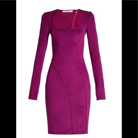 Givenchy Sweetheart Neck-line Stretch Minidress - Picture 2 of 8